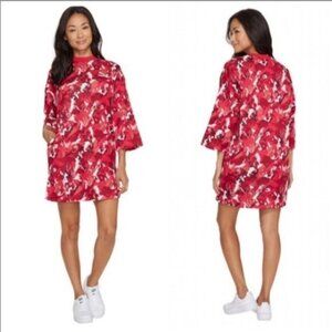 Puma Love Potion Logo Dress Fuscia 3/4 Sleeve Size M